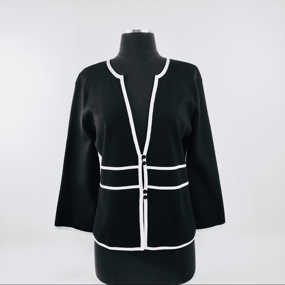 🎉White House Black Market} Black cardigan.